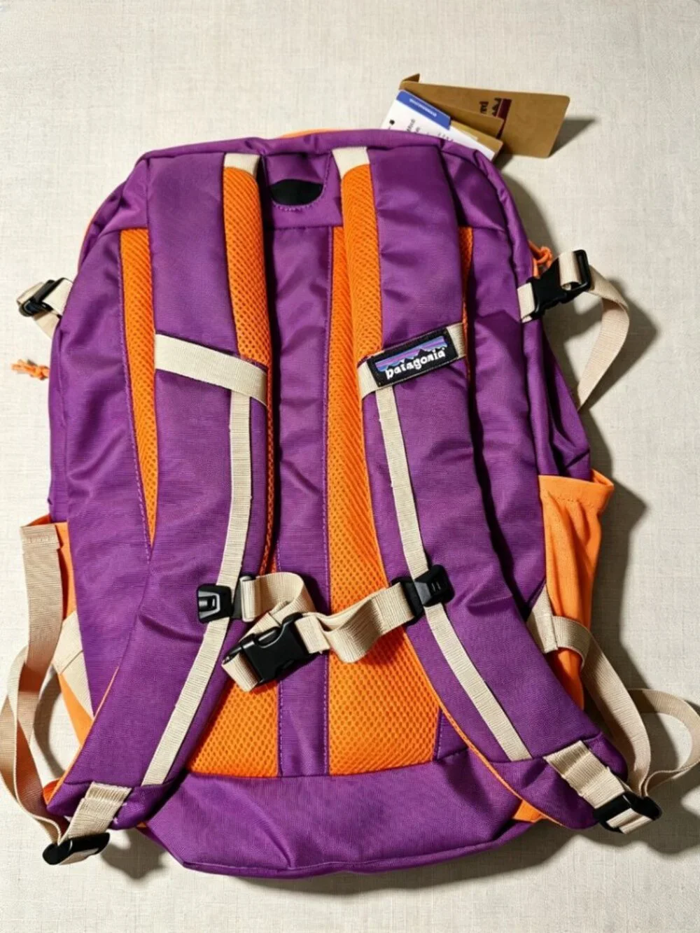 Patagonia Yellow & Purple Outdoor Backpack Travel Daypack 26L